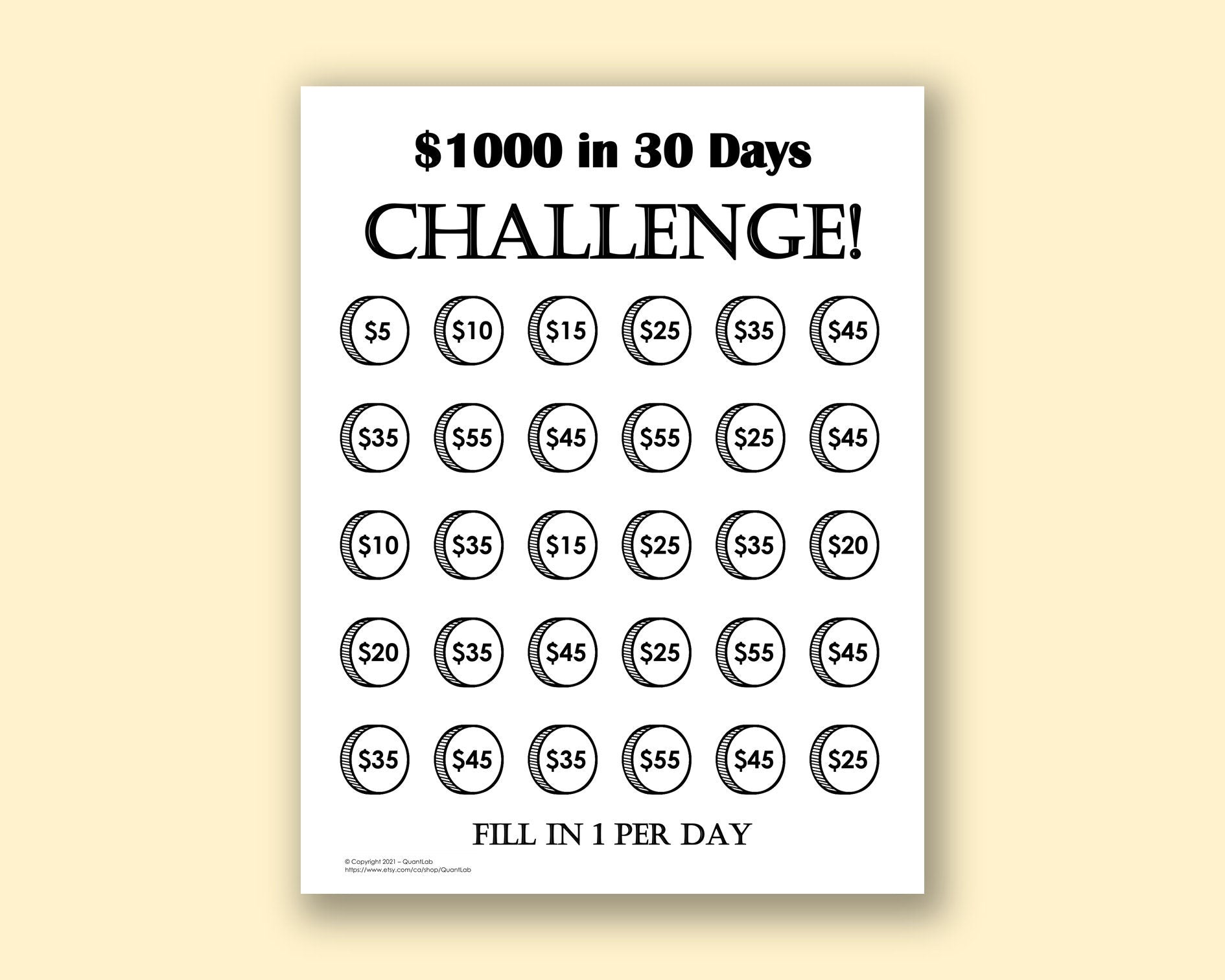 money-saving-challenge-printable-pdf-quantlab-spreadsheets for Free Money Saving Challenges Printable Money Saving Challenge - Printable PDF – QuantLab Spreadsheets for Free Money Saving Challenges Printable
