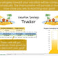 Vacation Savings Tracker - Excel Spreadsheet