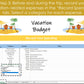 Vacation Budgeting Tool - Excel Spreadsheet