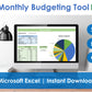 Excel monthly budgeting spreadsheet